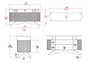 Hanah Home Aparador Moderno Blanco y Antracita
